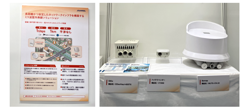 サンテレホンICT総合展示会_ミリ波屋外無線ソリューション