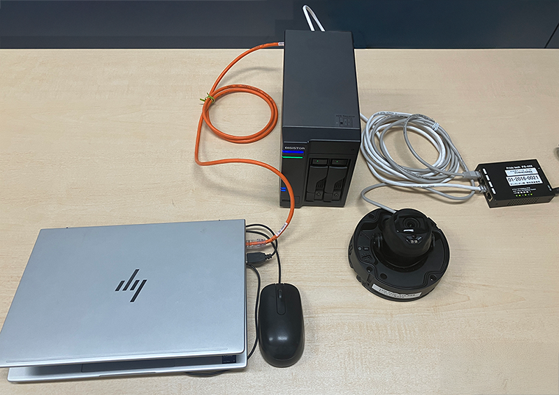 カメラと周辺機器の設定イメージ