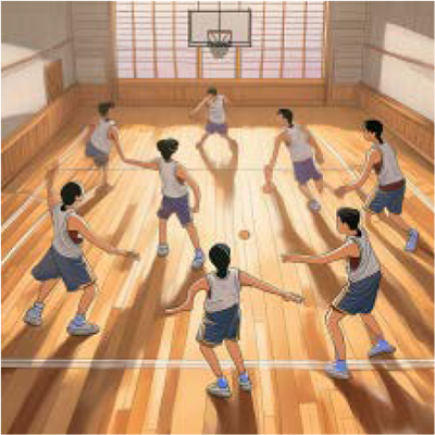 学校・体育館・保育園などの教育現場での活用イメージ