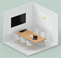 中規模な会議室のイメージ